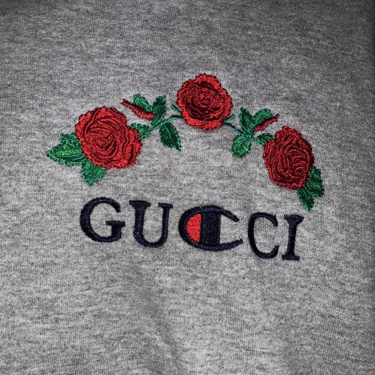 Champion Gucci hoodie super comfy and barely. Depop