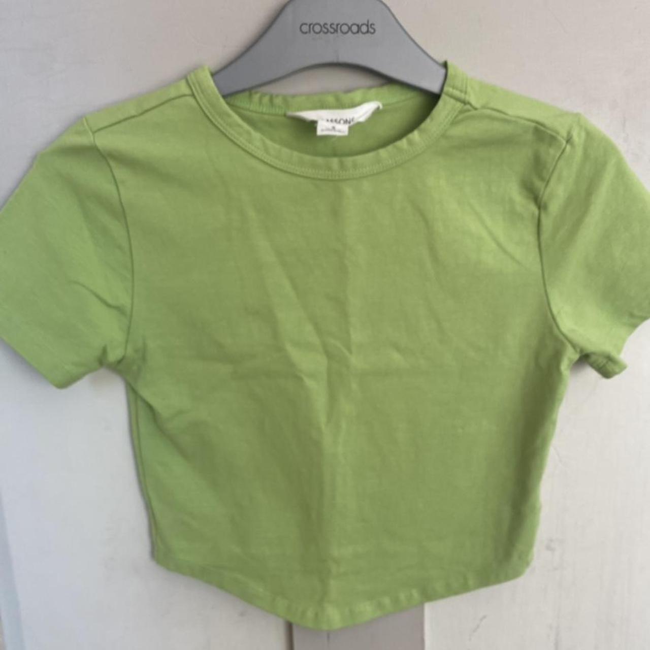 Lime green baby tee Brand new without tags. Never... - Depop