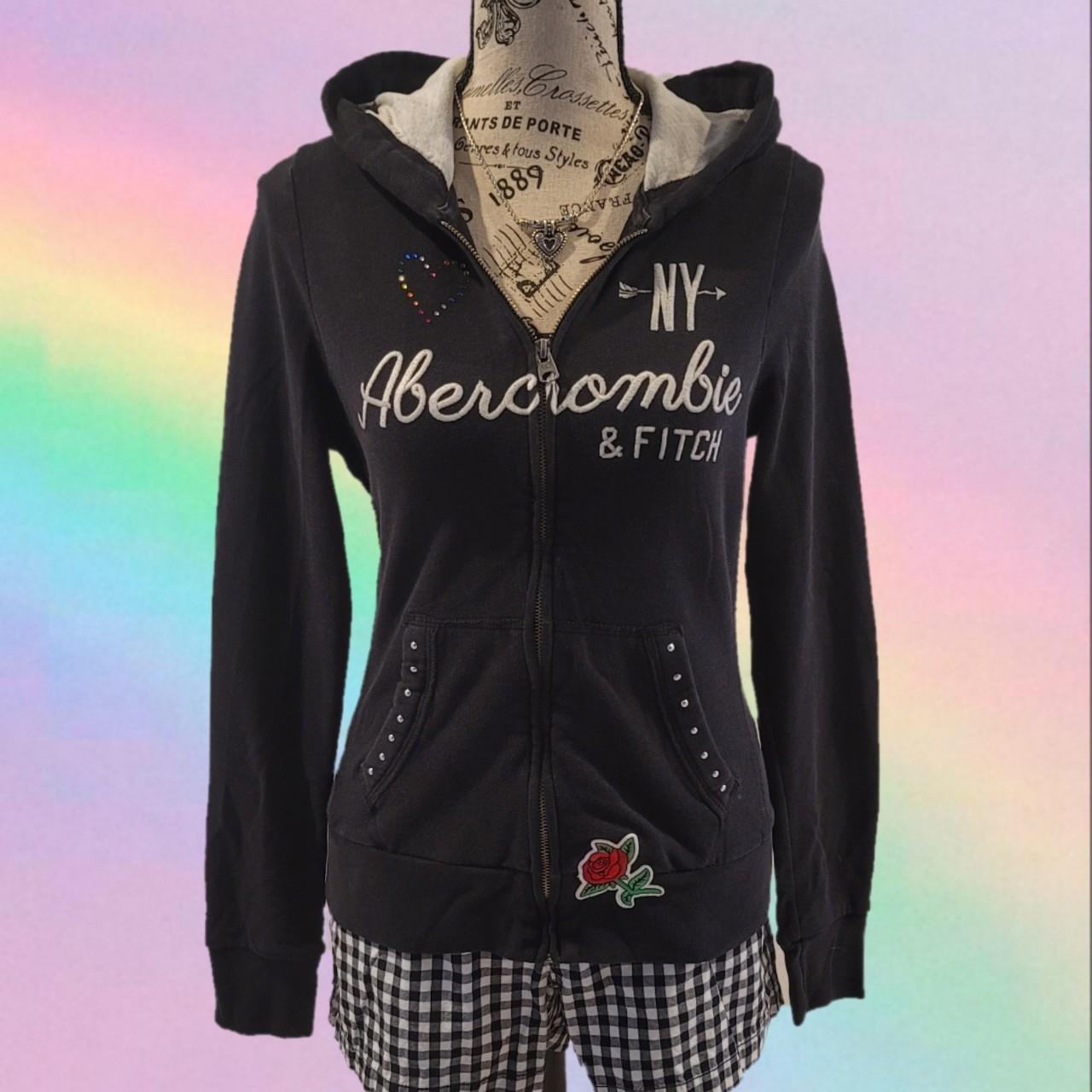 Abercrombie and shop fitch rainbow hoodie