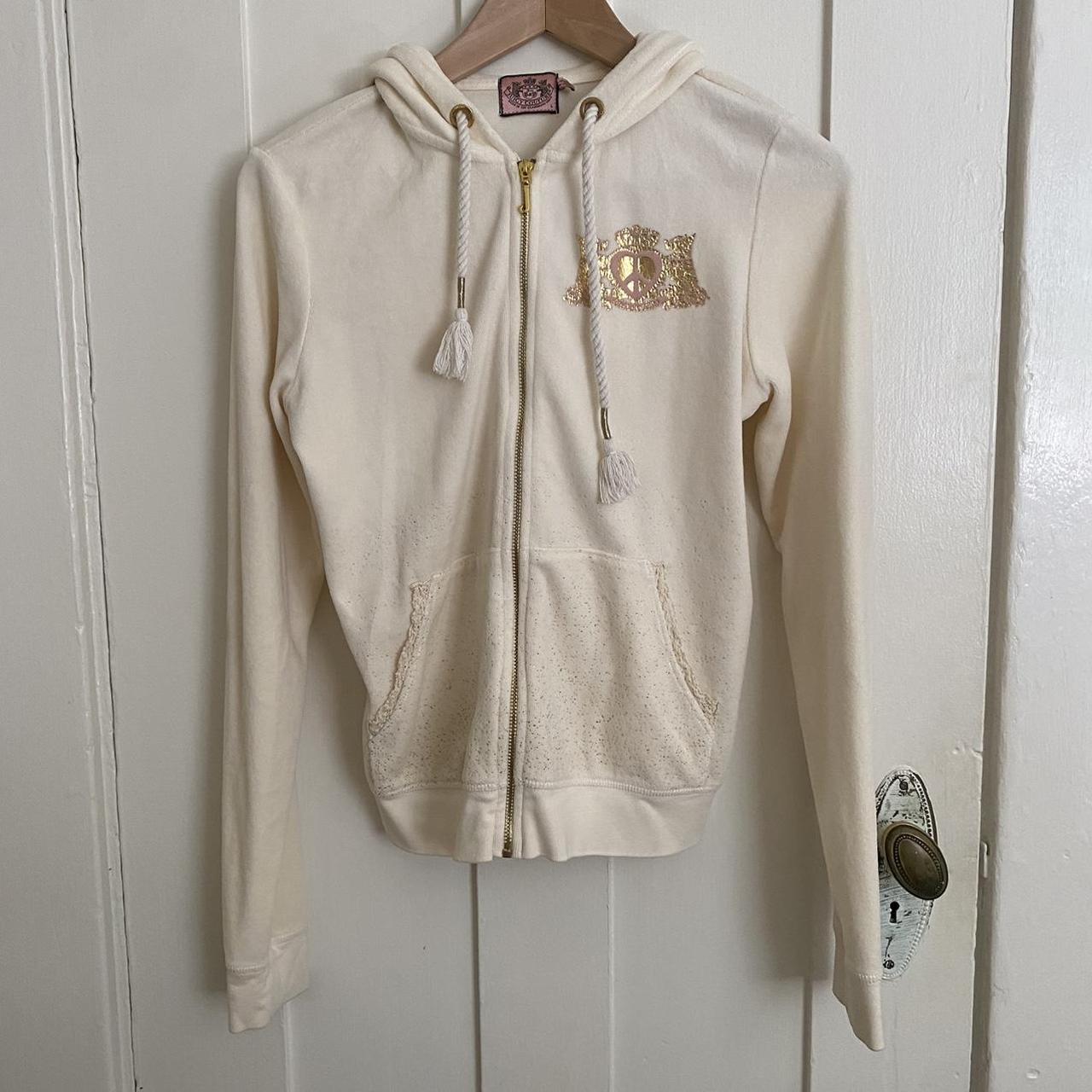 Juicy Couture Tracksuit Jacket “Peace, Love & Juicy... Depop