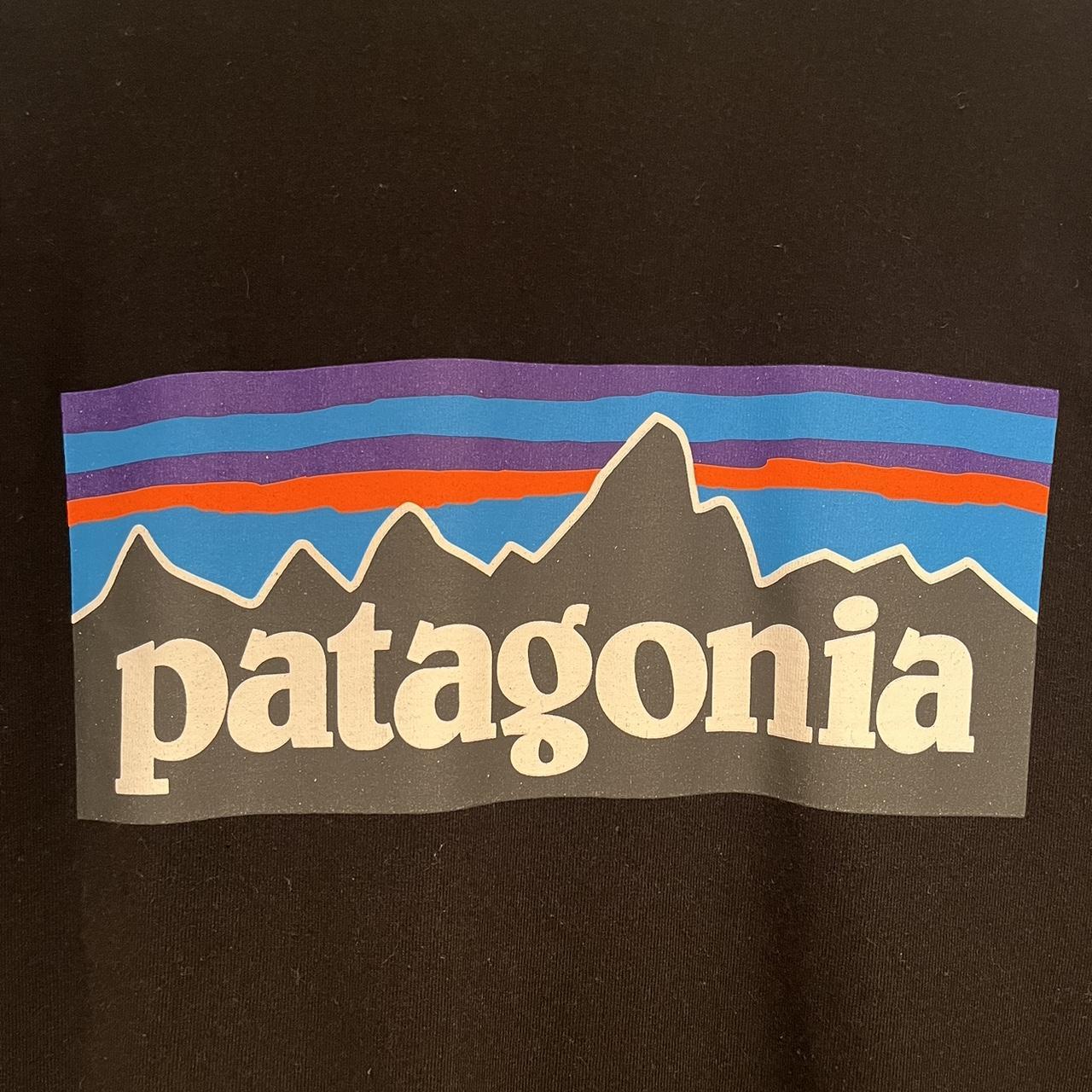 Patagonia P-6 Logo Long sleeve T-shirt. Good... - Depop