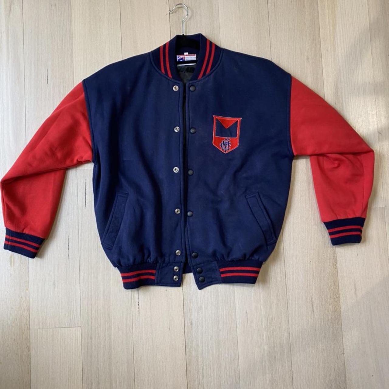 Melbourne Demons vintage jacket. Offical AFL... - Depop