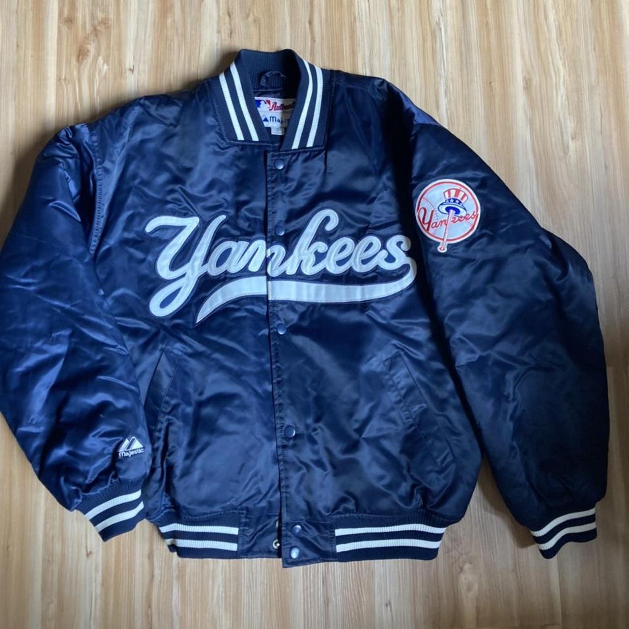 VINTAGE 90s NEW YORK Yankees Majestic Authentic... - Depop