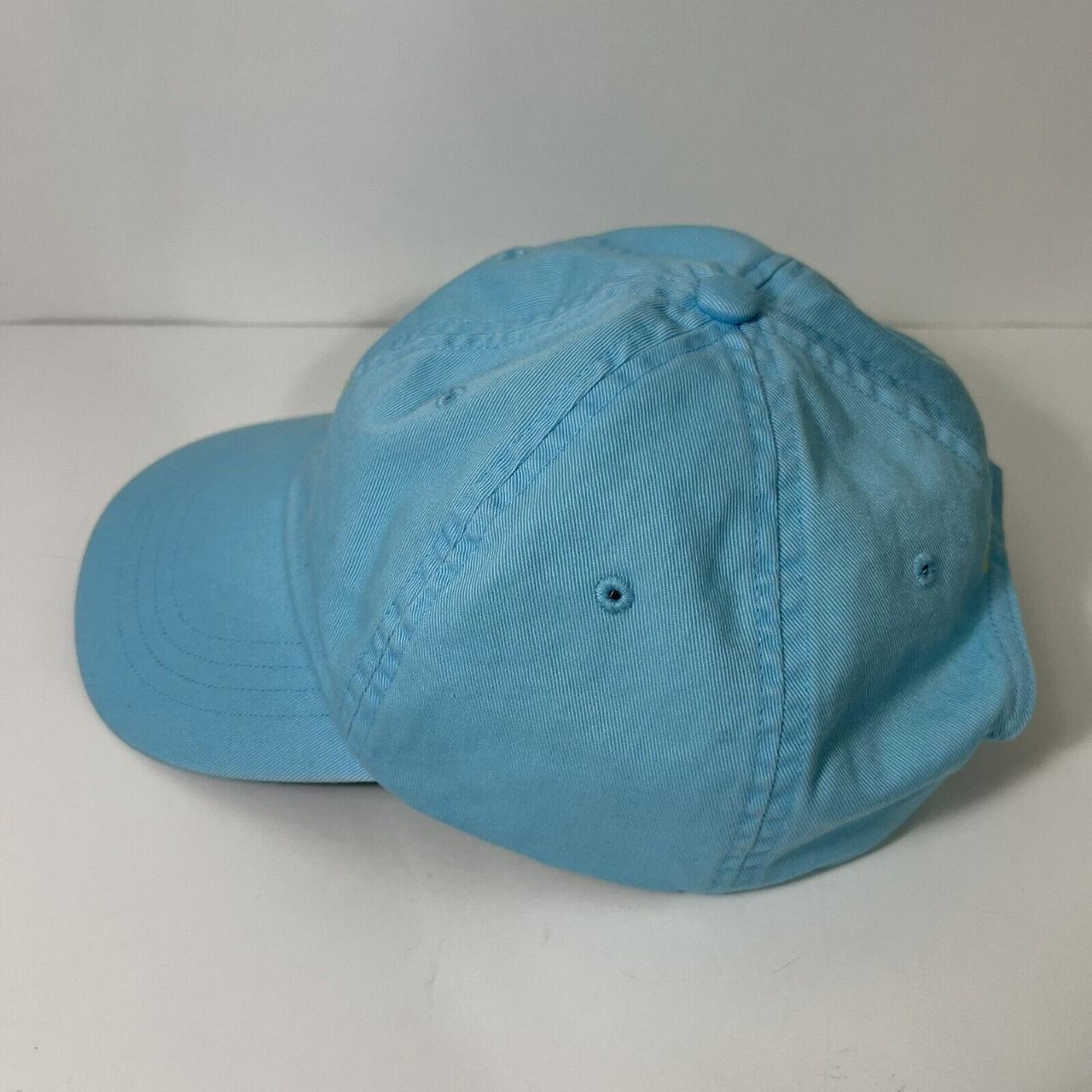 Vtg Light Blue Polo Ralph Lauren Yellow Pony Hat... - Depop