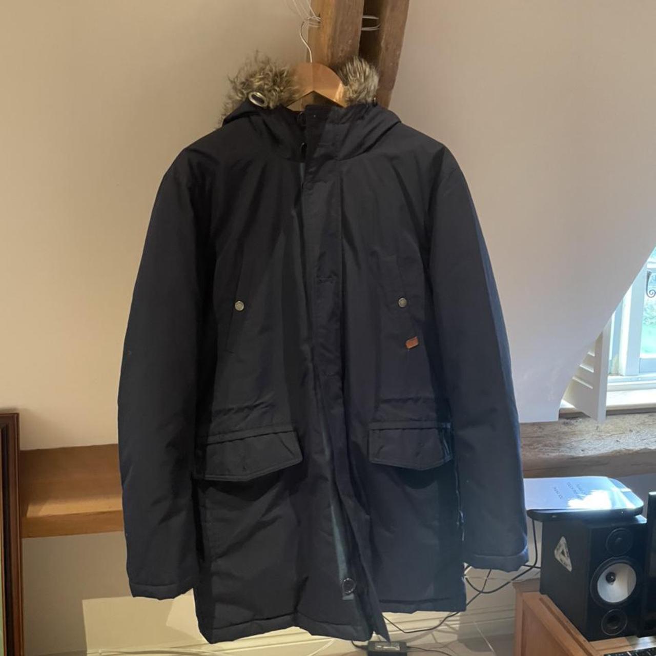 Ben Sherman medium coat - with minor heater burn on... - Depop