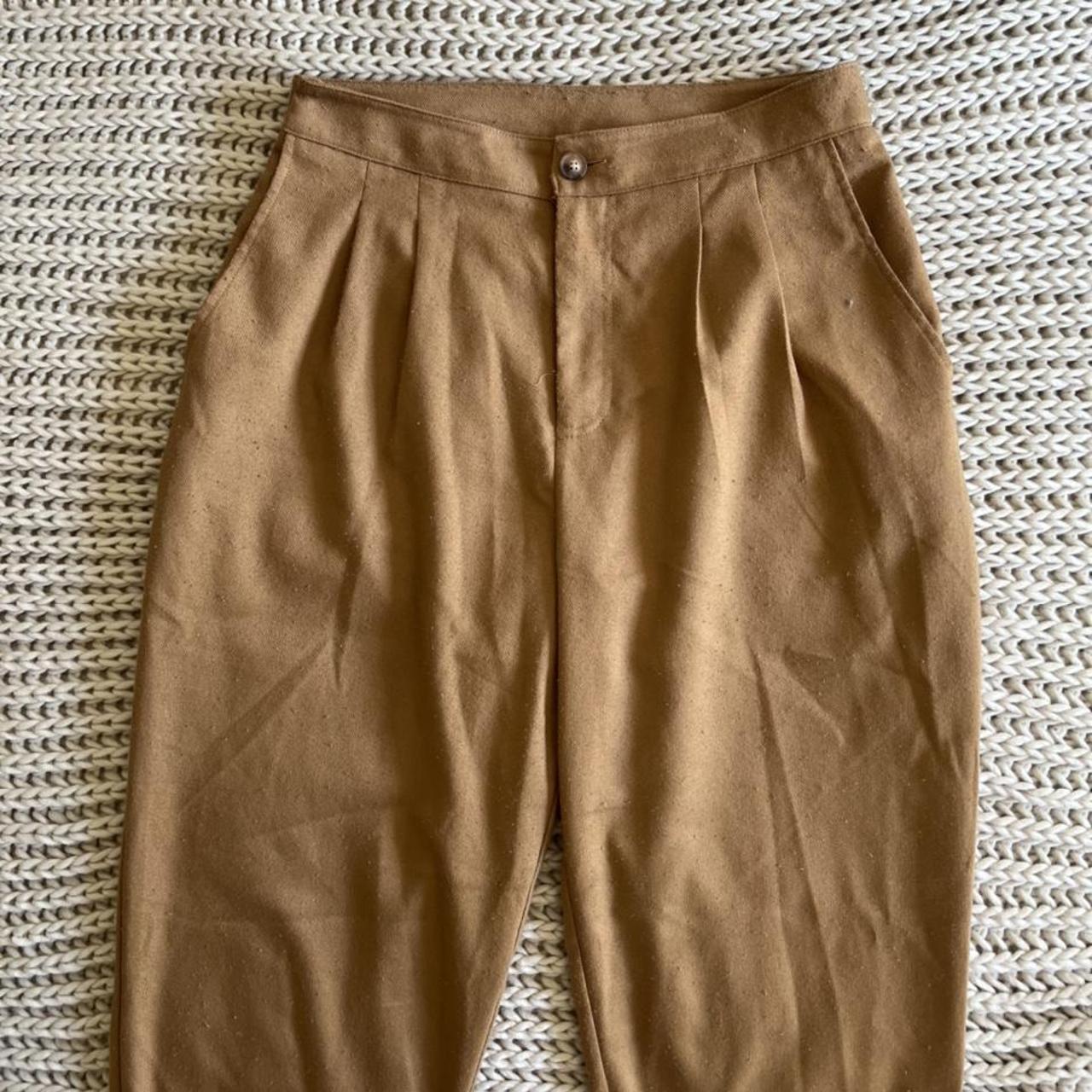Women's Khaki and Brown Trousers