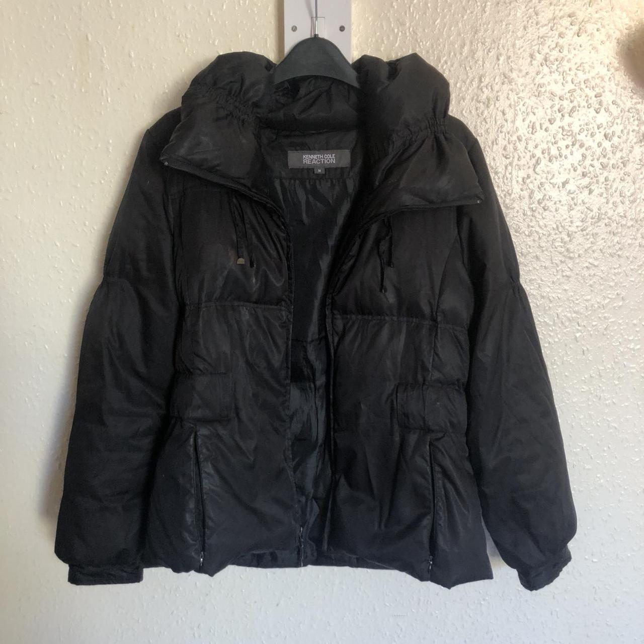 kenneth cole black winter coat