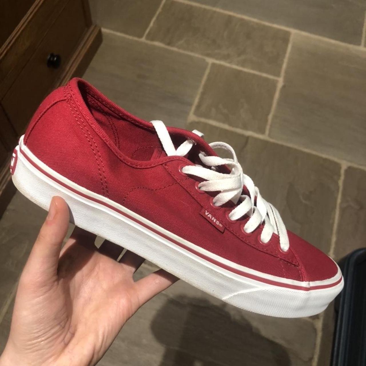 red vans size 8