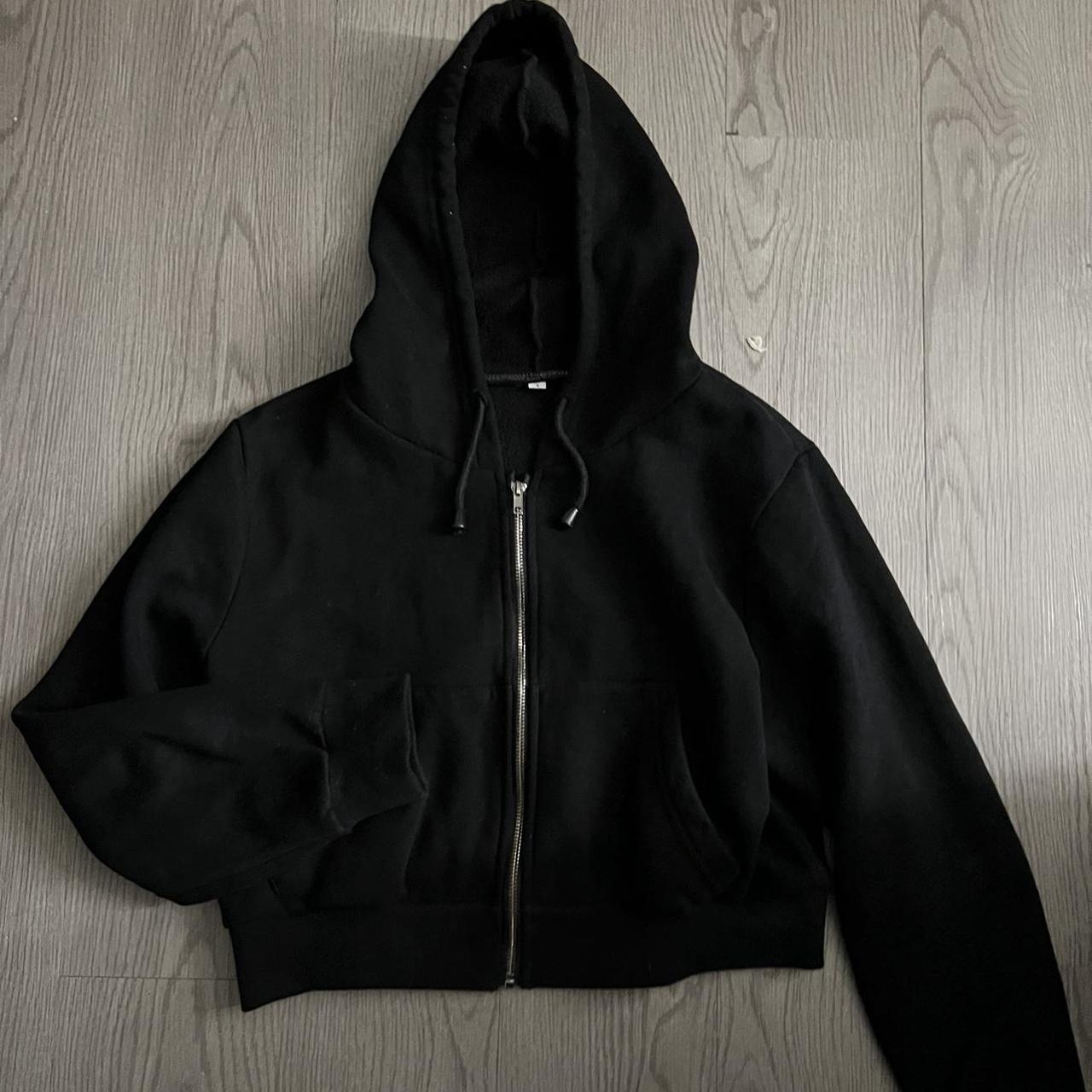 cropped zip up hoodie nike