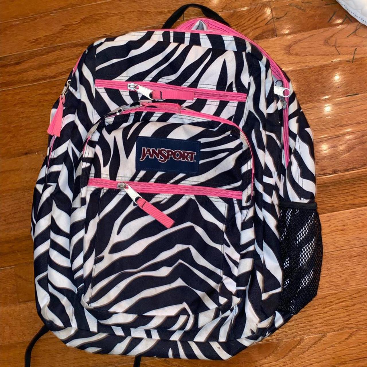 jansport zebra backpack