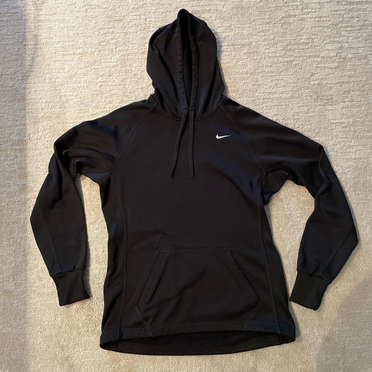 Black Nike Hoodie Size Womens Small no flaws Hmu... - Depop