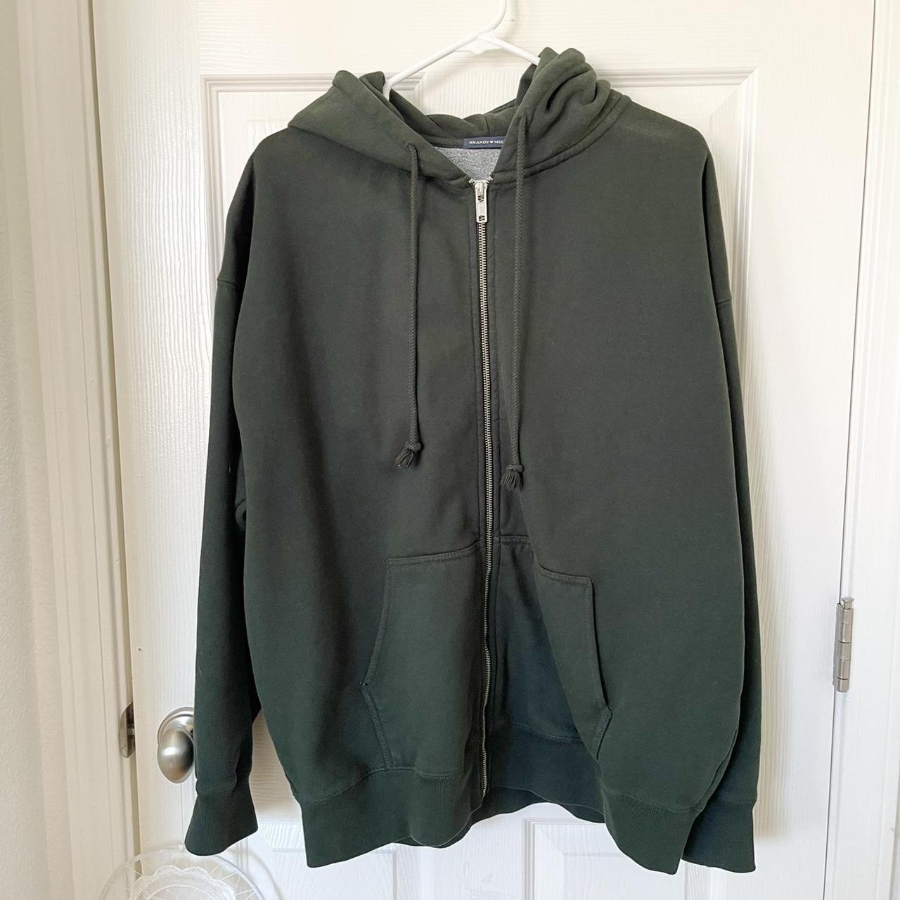 Brandy Melville / John Galt Christy Oversized Hoodie... - Depop