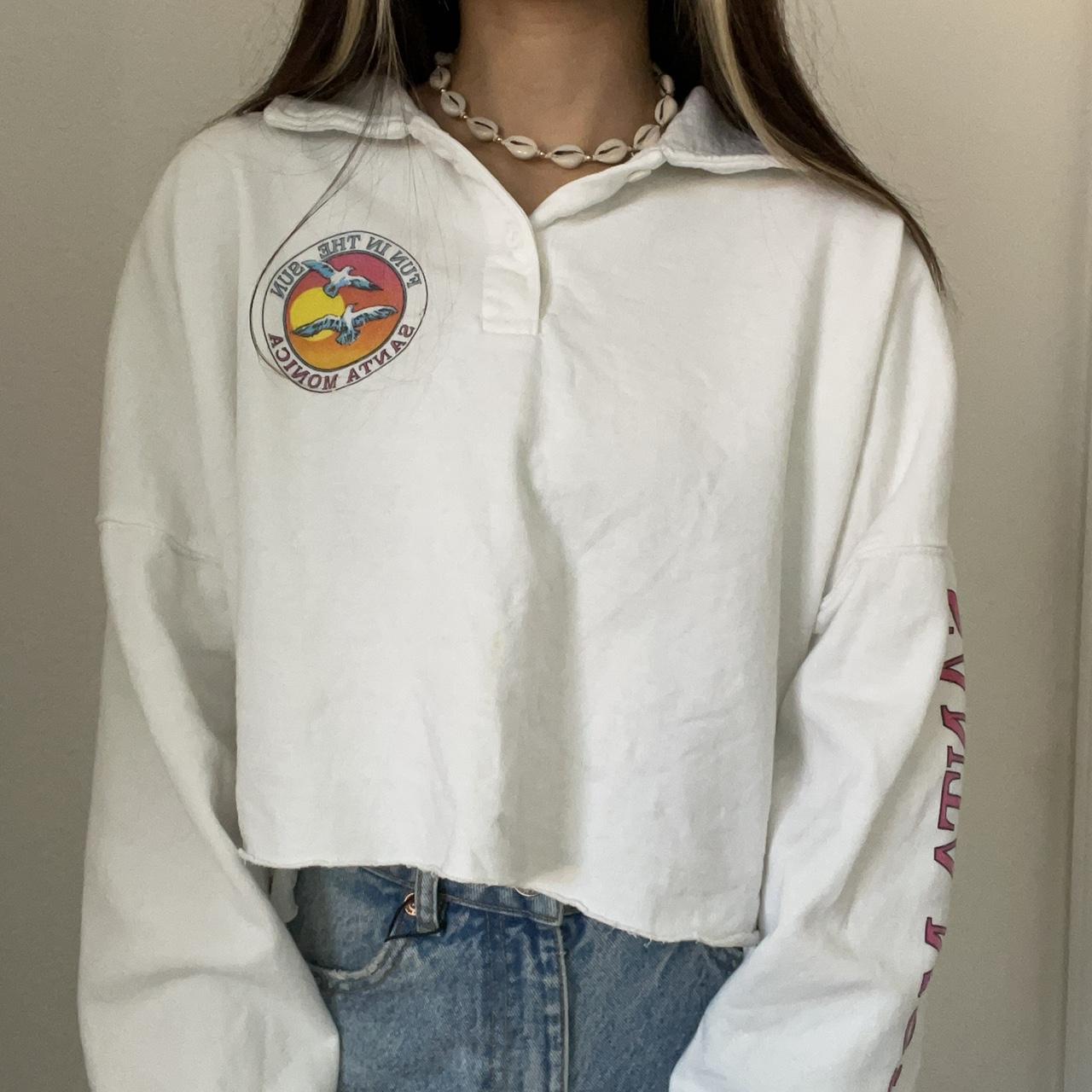 Brandy Melville Santa Monica cropped... Depop