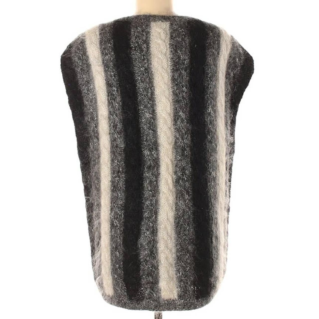 Vintage Vest Mohair Wool Blend Warm Furry Artsy... Depop