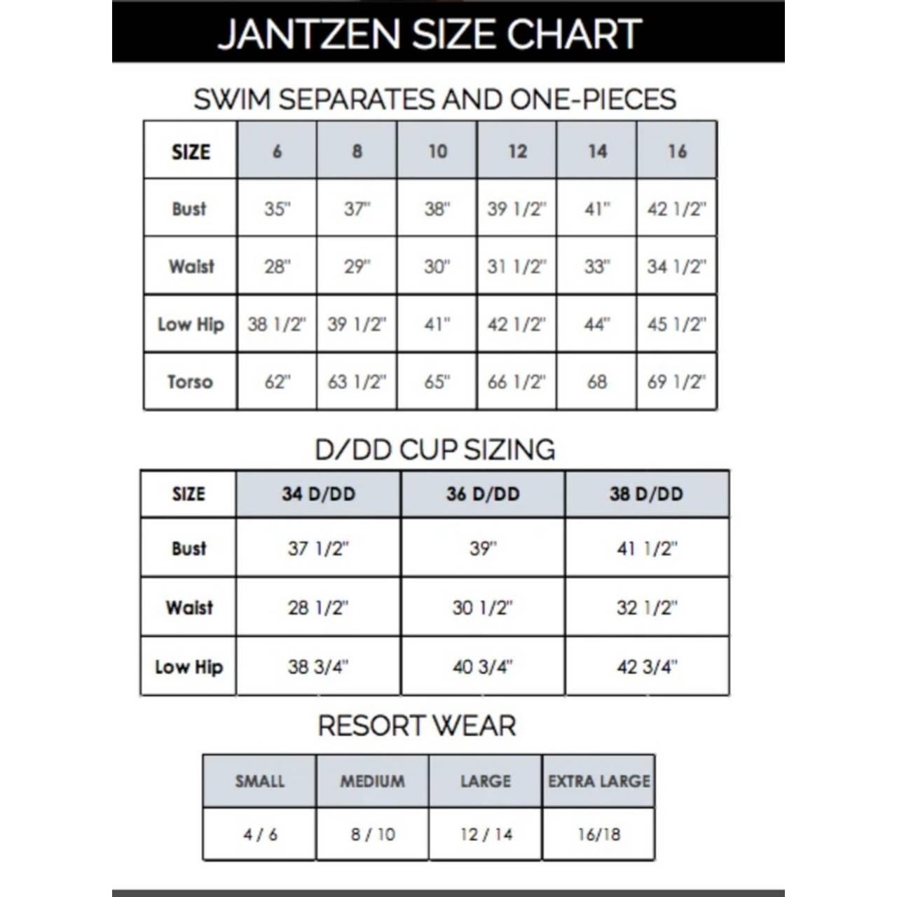 NEW Jantzen One Piece Swimsuit Slimming Shaped Cups... - Depop