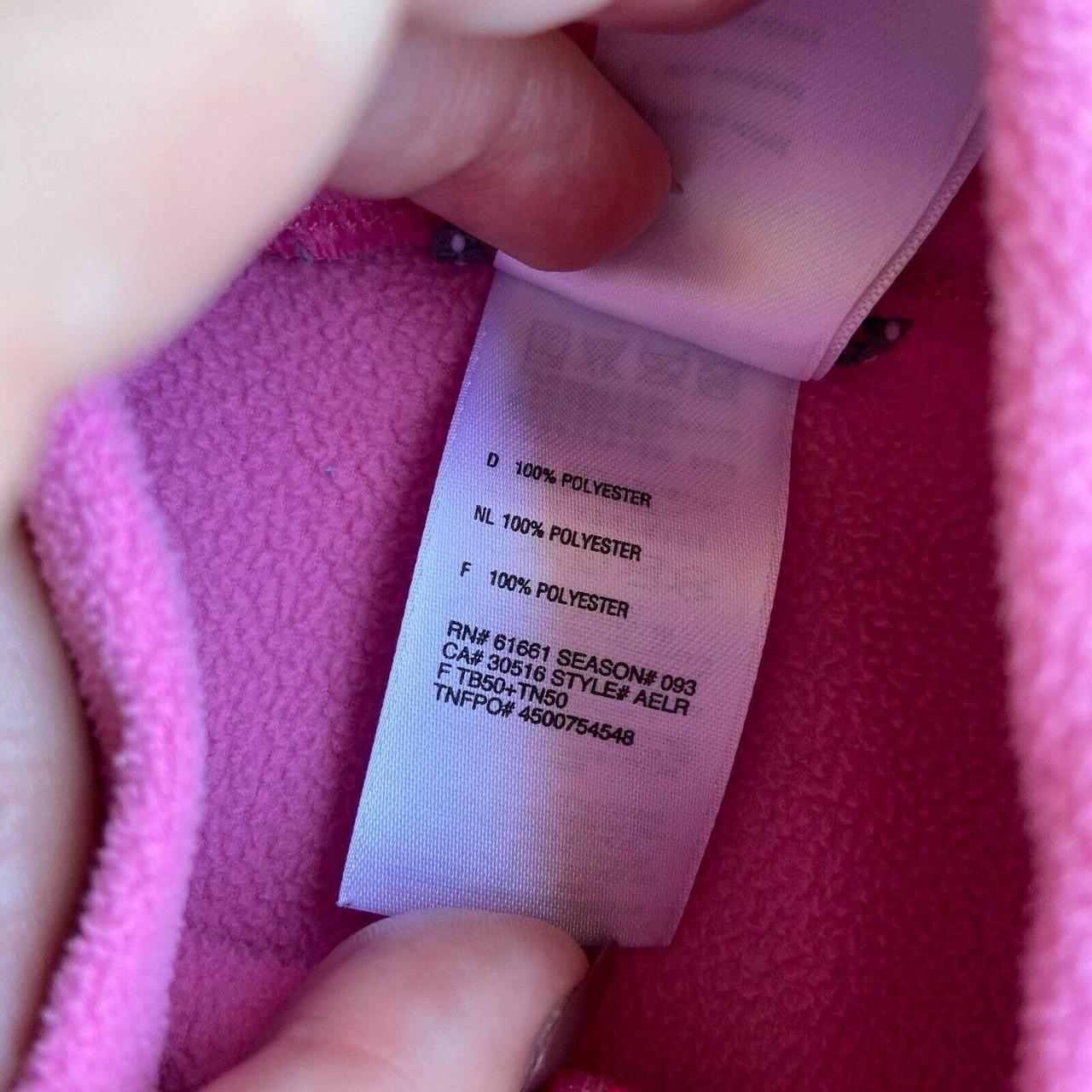 the-north-face-quarter-zip-fleece-pullover-in-pink-depop