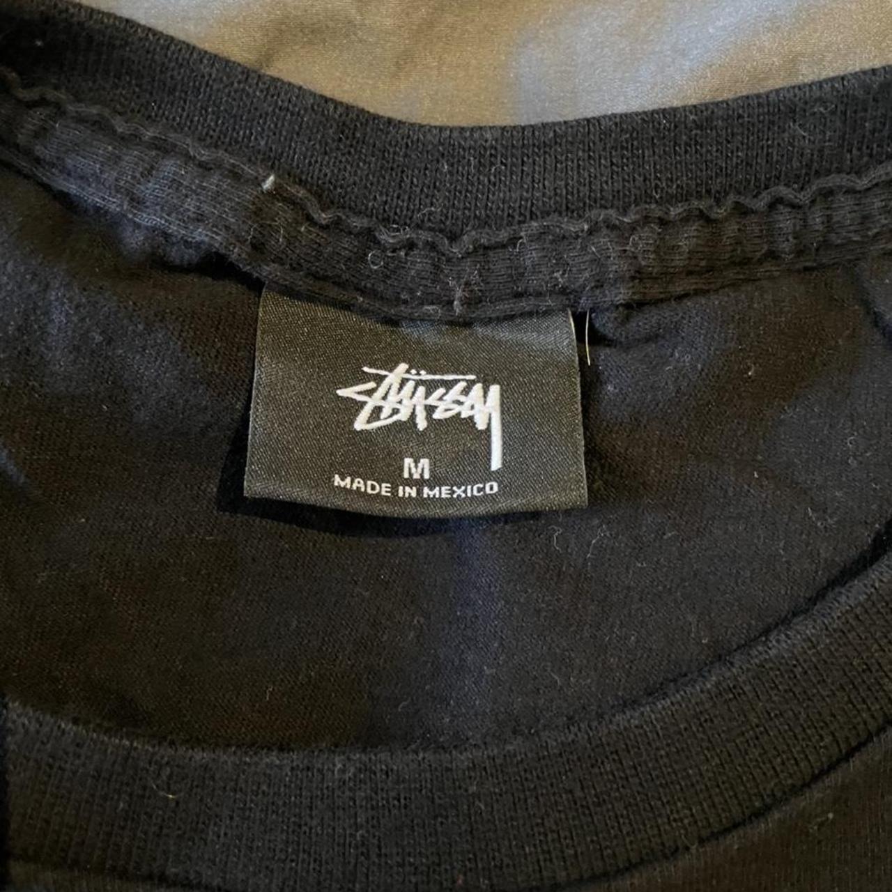 Stussy reflective/3M logo tee (both front and back... - Depop