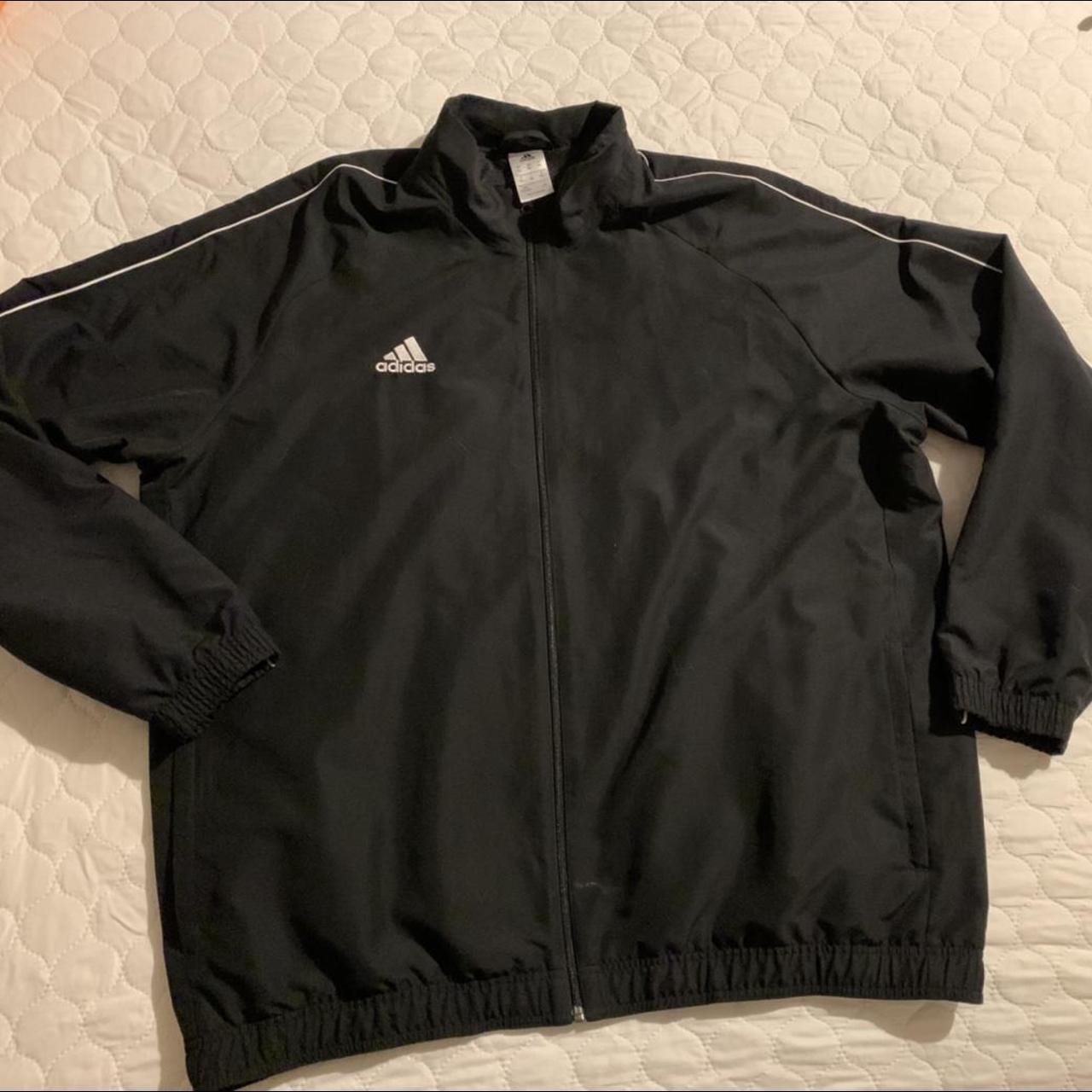 Adidas Men's Black Jacket | Depop