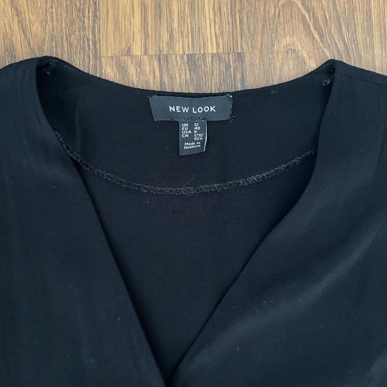 Black mini tea dress from new look worn just once... Depop