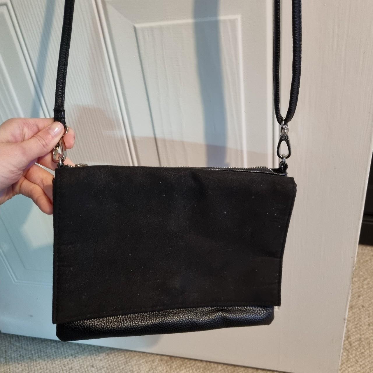 Black H&M shoulder bag, ideal for events or smart... Depop