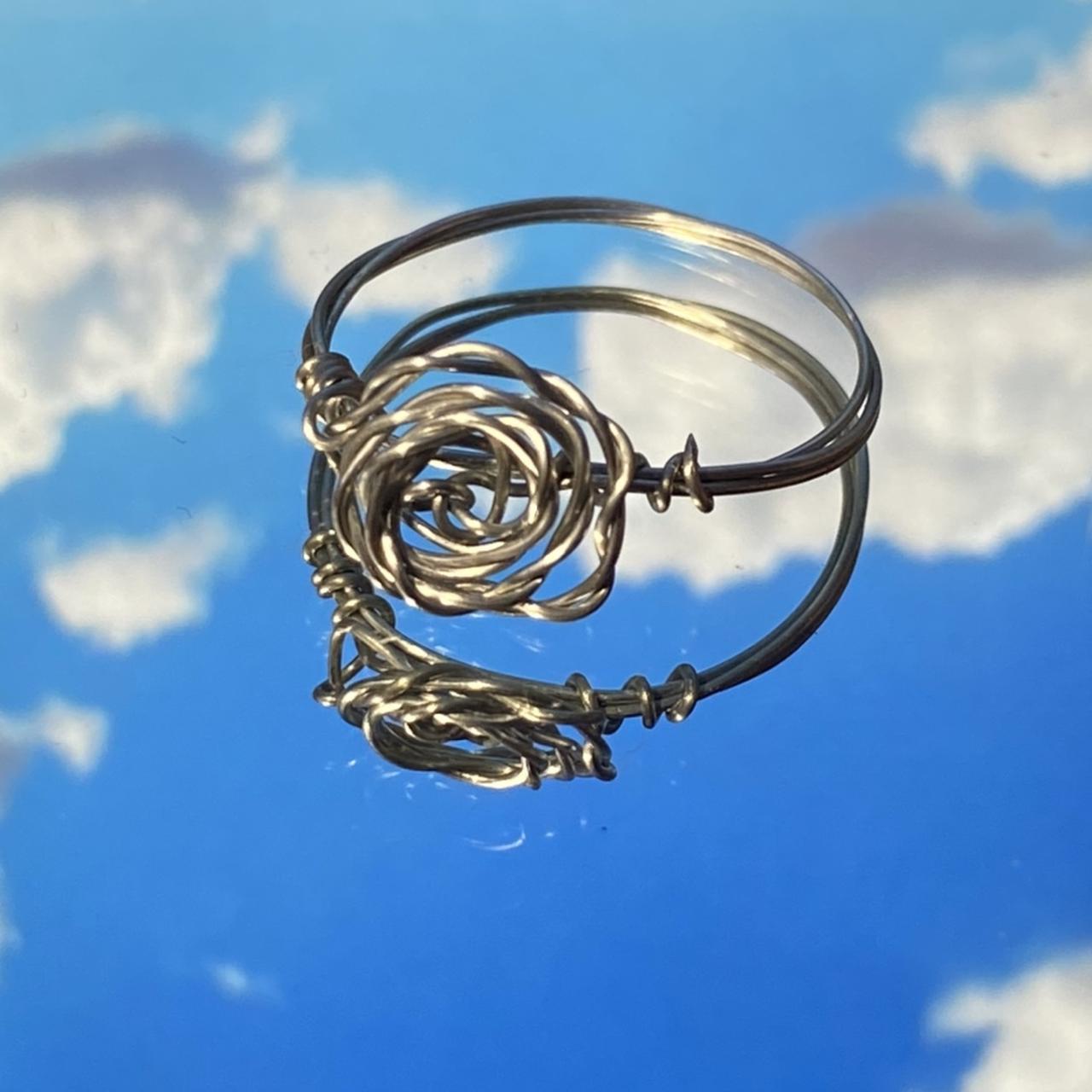 Handmade rose wire ring! Can make custom to your... - Depop