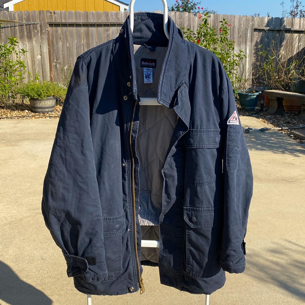 Bulwark Protective Apparel Insulated Navy Lined Blue... Depop