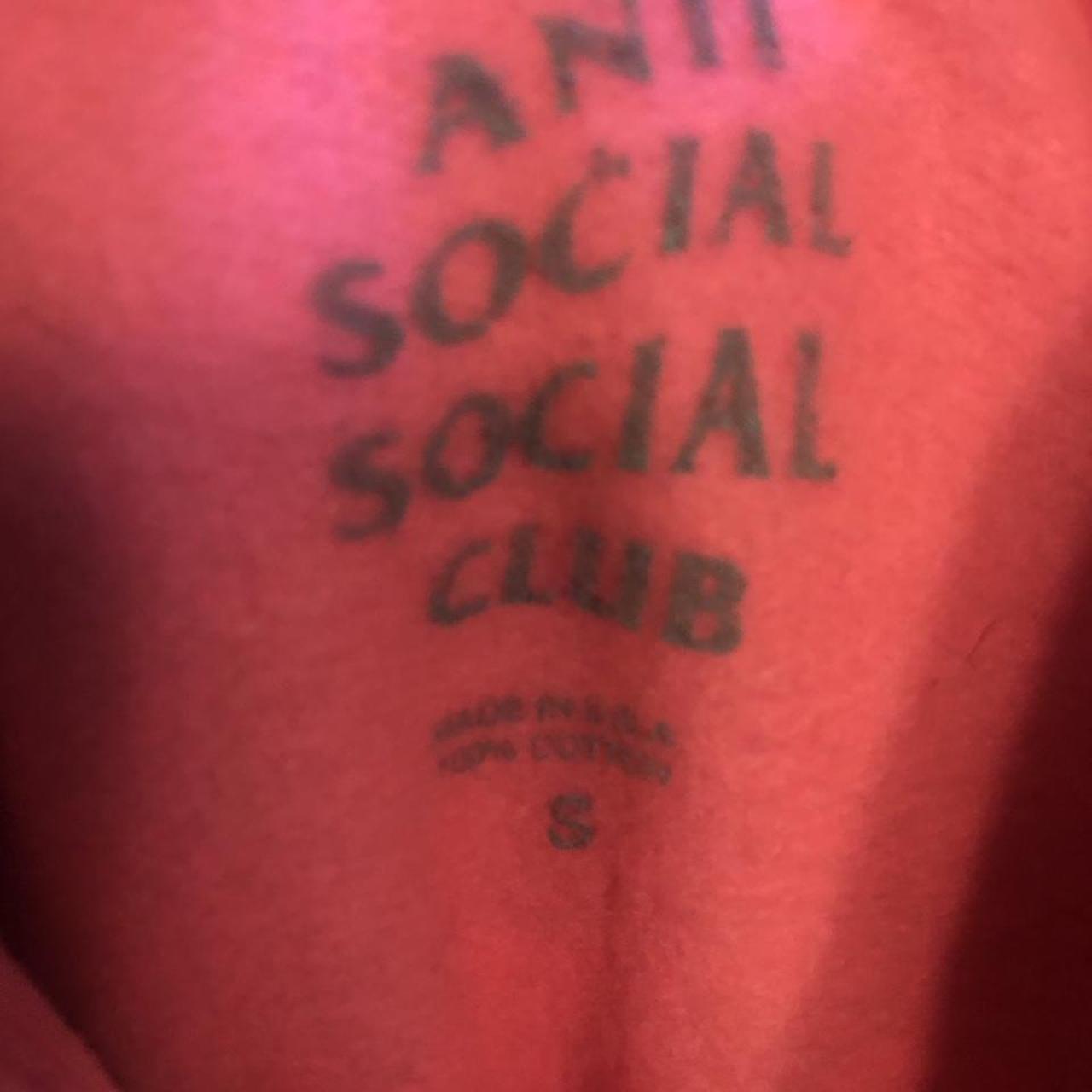Anti Social Social Club Men's Pink Jumper (3)