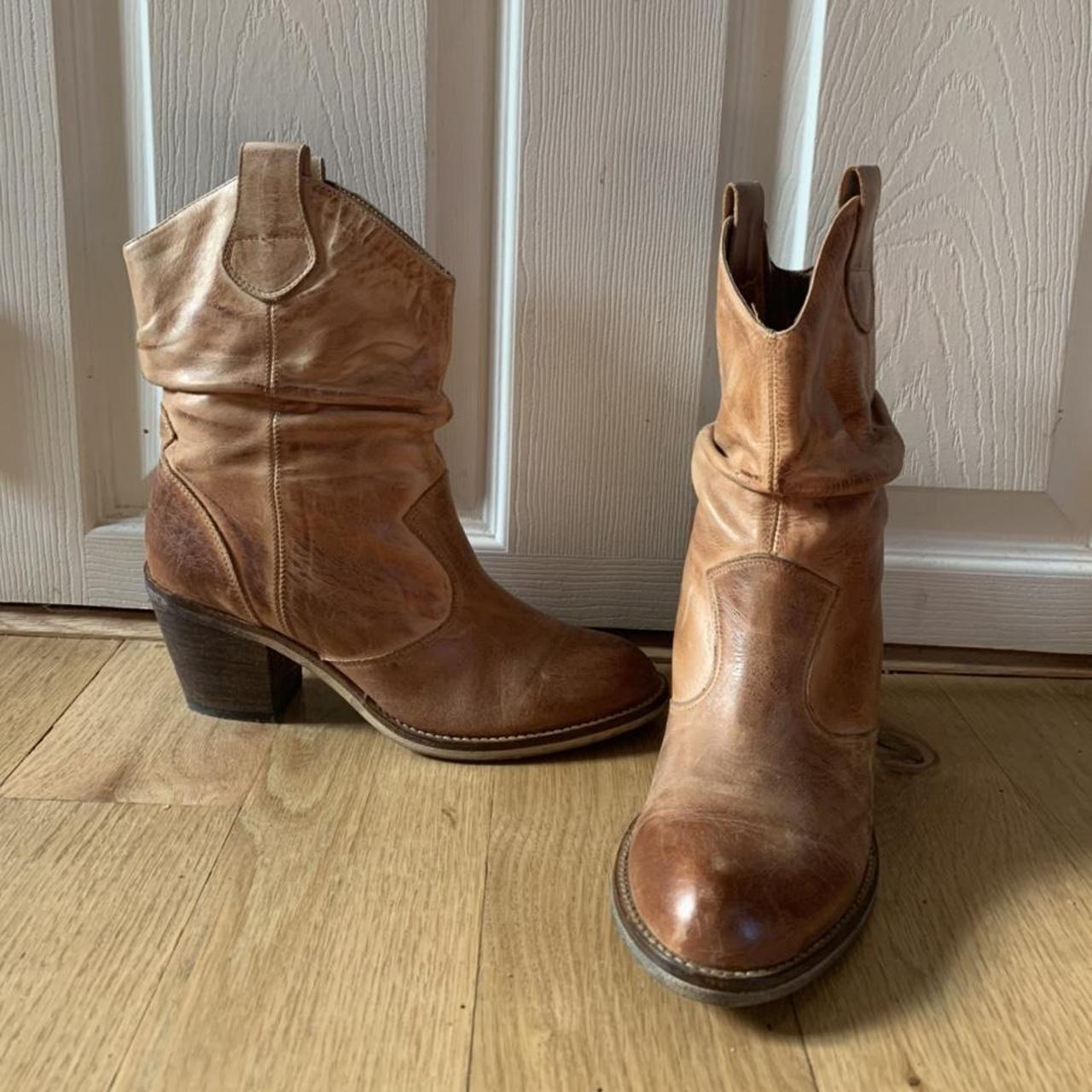 🚨 ALDO 🚨 cowboy boots! 🤠 Size 8 mint condition .:.... - Depop