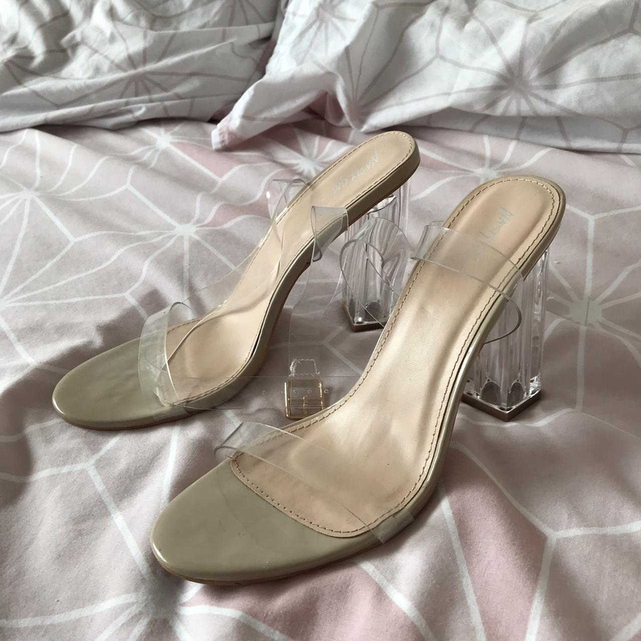 Perspex heels 2025 nasty gal