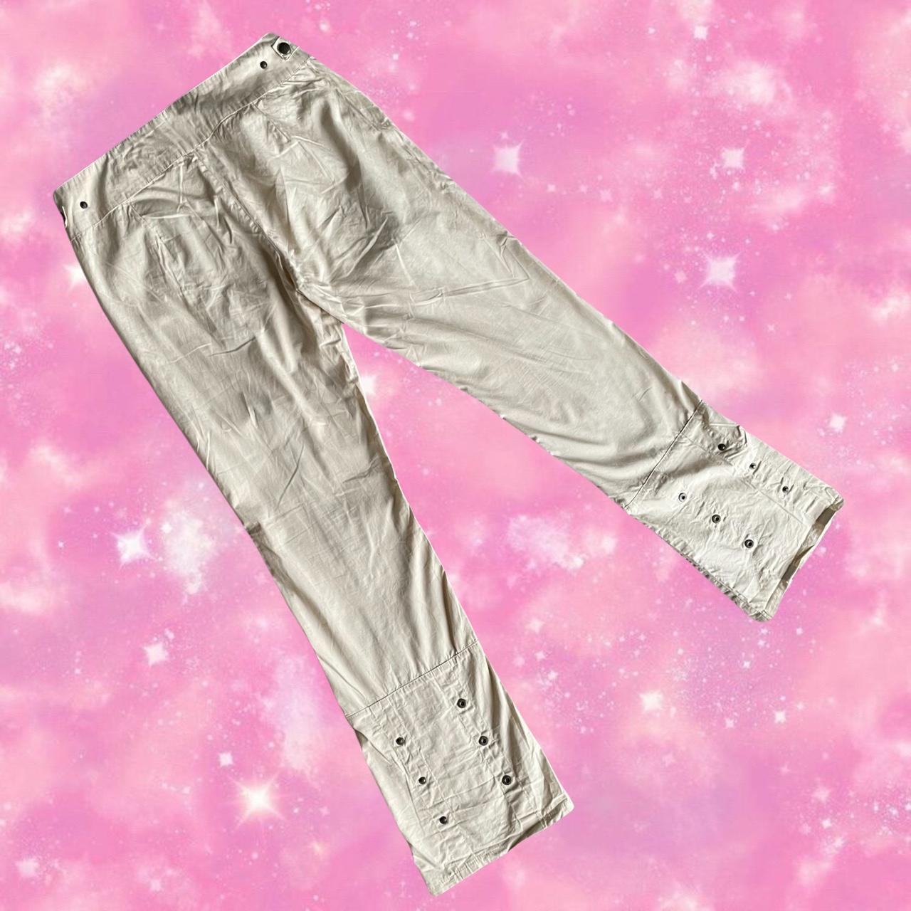 cream cargo trousers