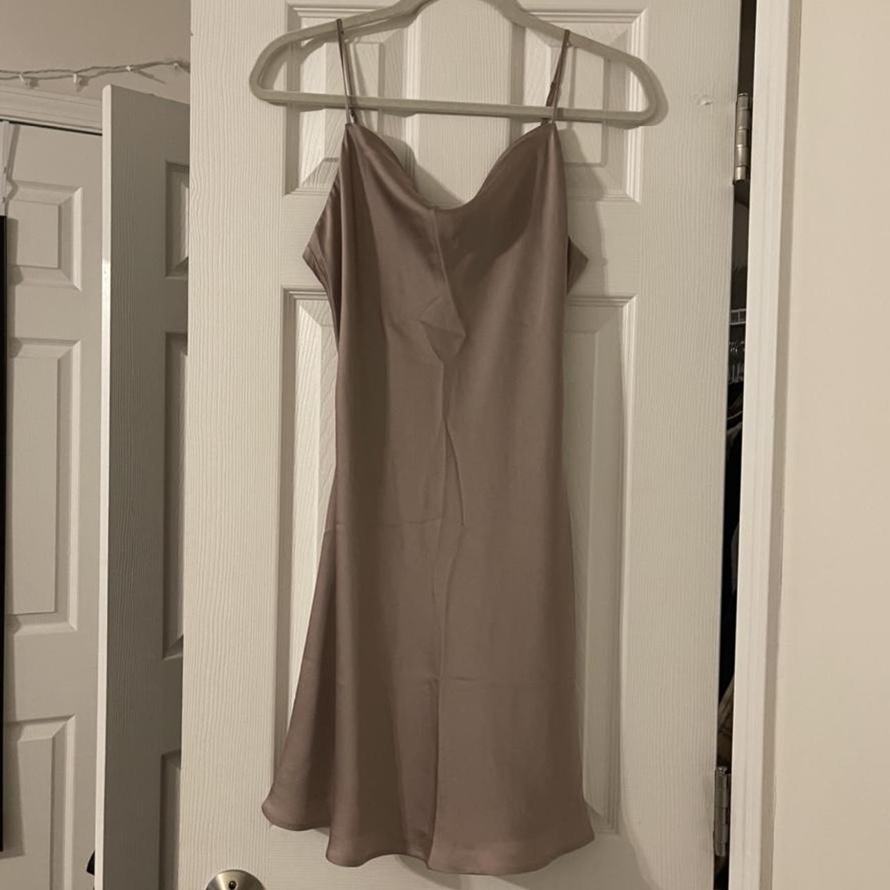 cowl neck slip dress abercrombie