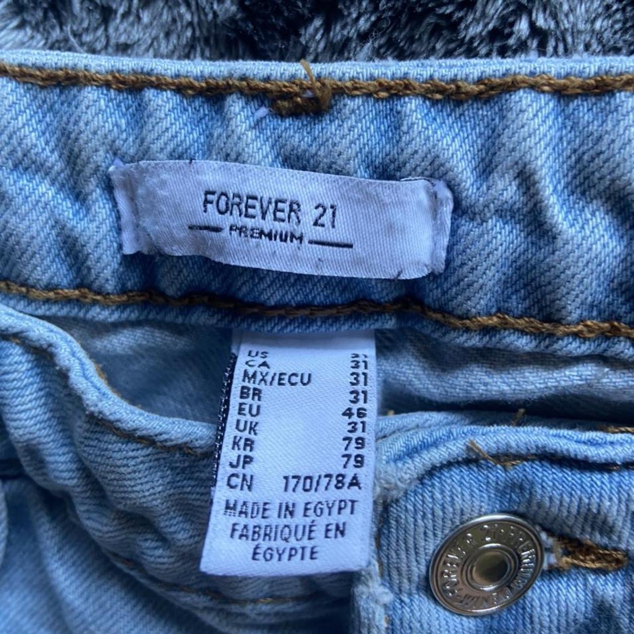 Forever 21 Ripped Denim Pants - In very good... - Depop