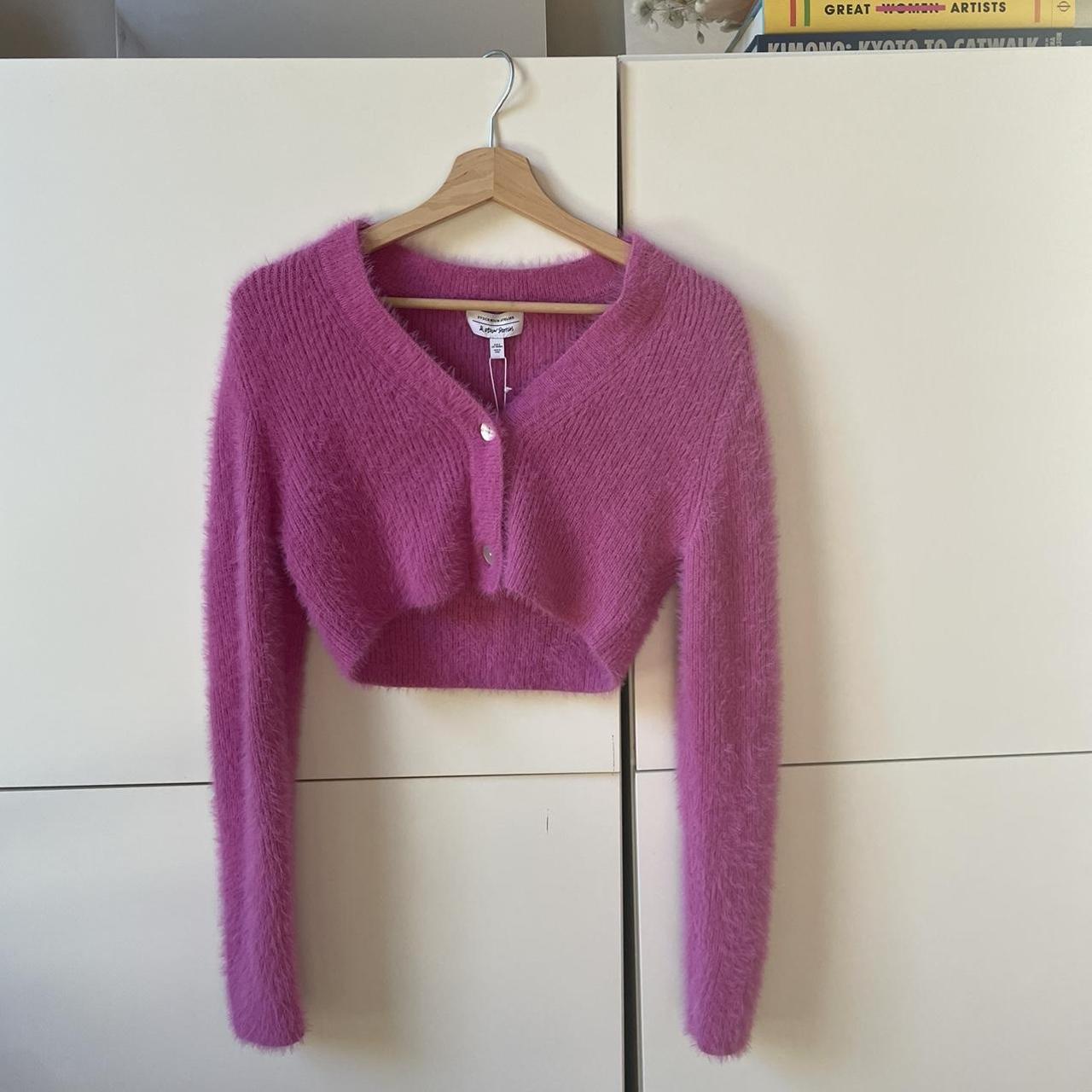 And other stories Wool cropped fluffy cardigan