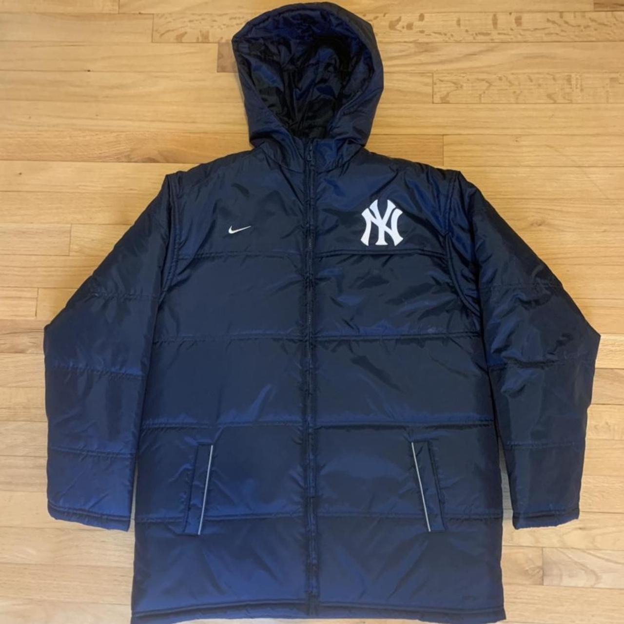 Nike New York Yankees track jacket in navy. - Depop