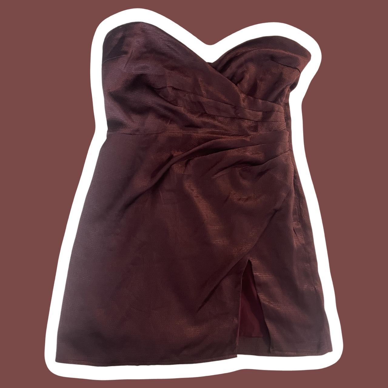 Tobi best sale burgundy dress