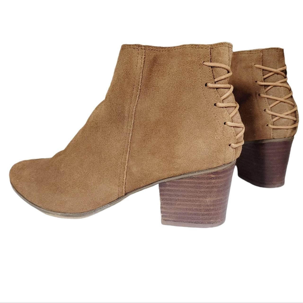 faux suede ankle boots