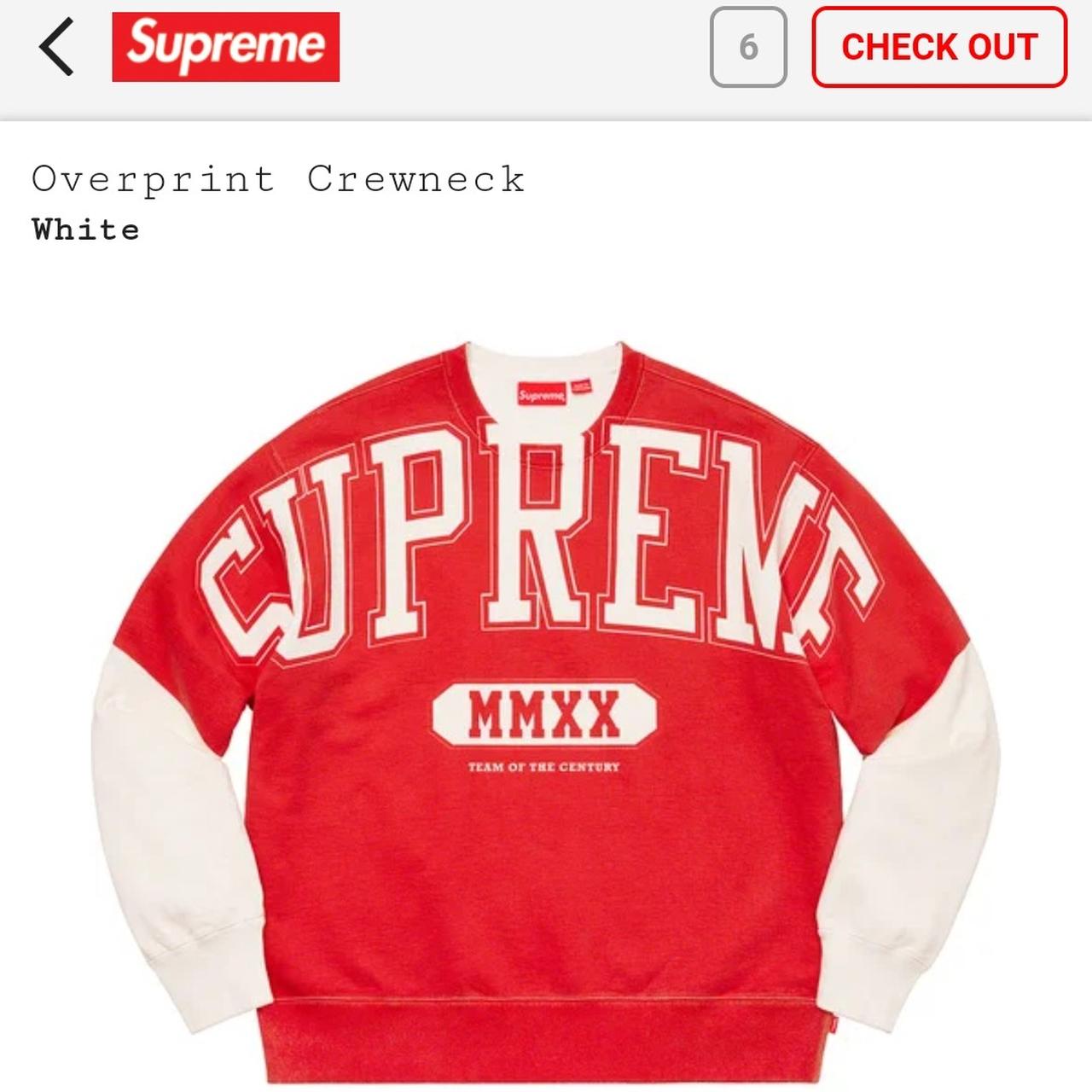 Supreme Overprint Crewneck - Fall/Winter 2020...