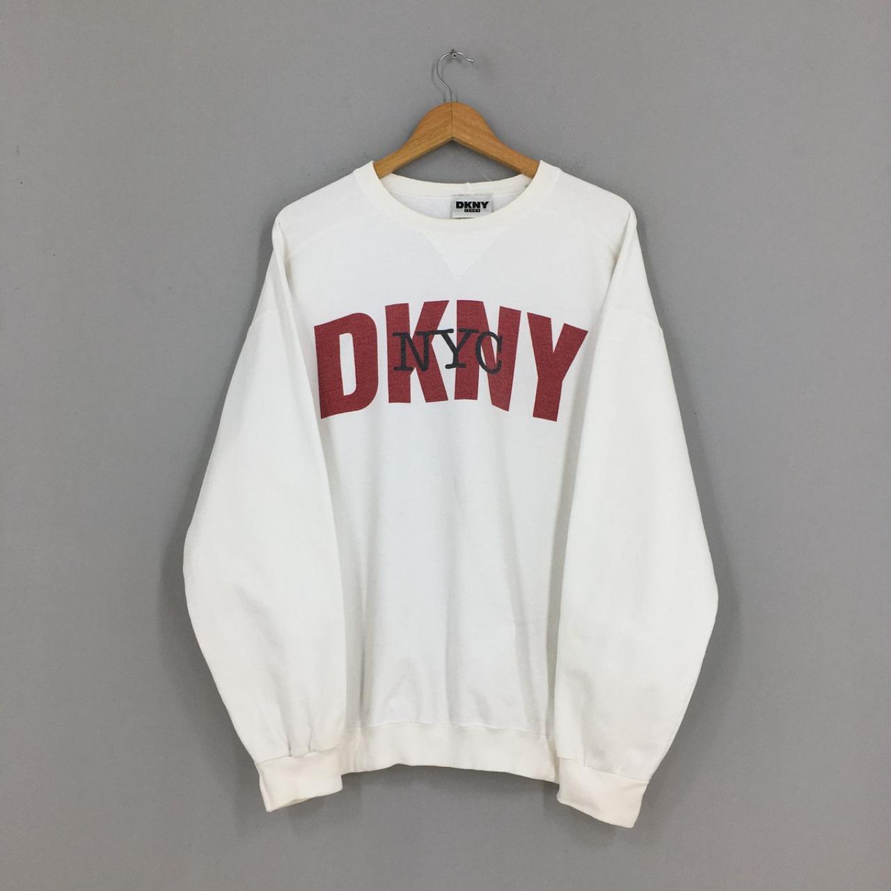 Vintage 90s DKNY Donna Karen New York Crewneck big logo jumper pullover sweatshirt 2024