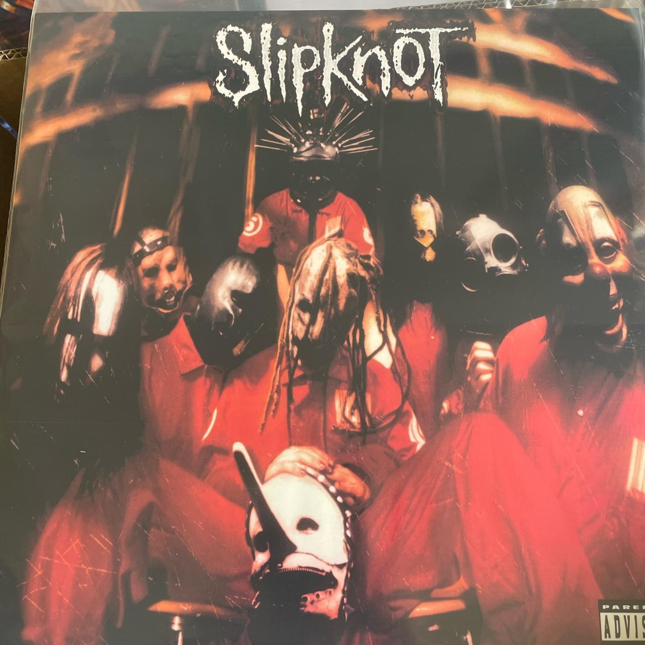 måtte Fearless offentliggøre Slipknot self titled vinyl record Dark blue,... - Depop
