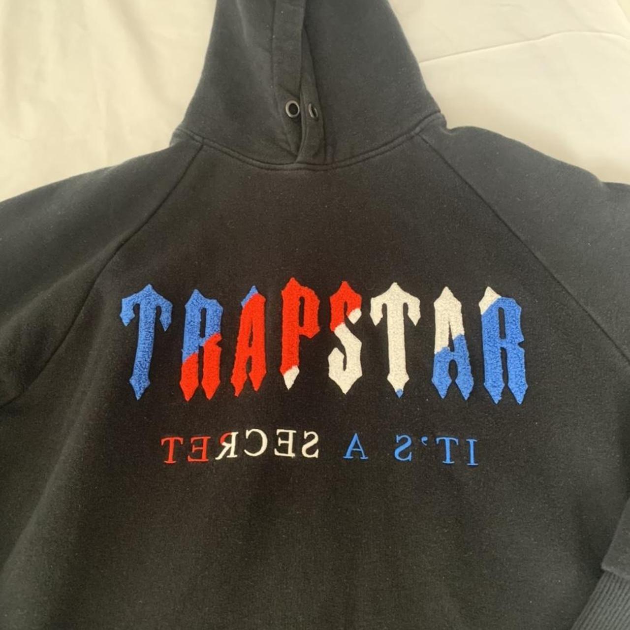 Trapstar Men's Black Hoodie | Depop