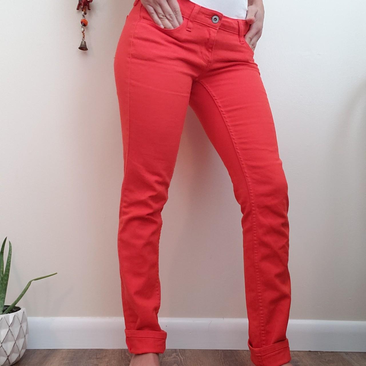 mid-rise-jeans-super-skinny-bright-blood-orange-depop