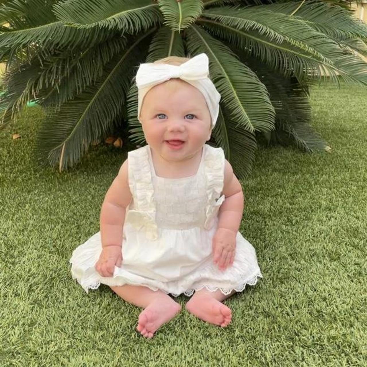 Baby girl river island dress with matching pants and... Depop