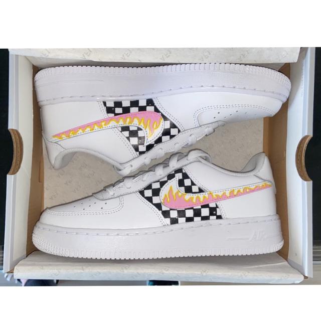 Nike air force deals 1 checkerboard