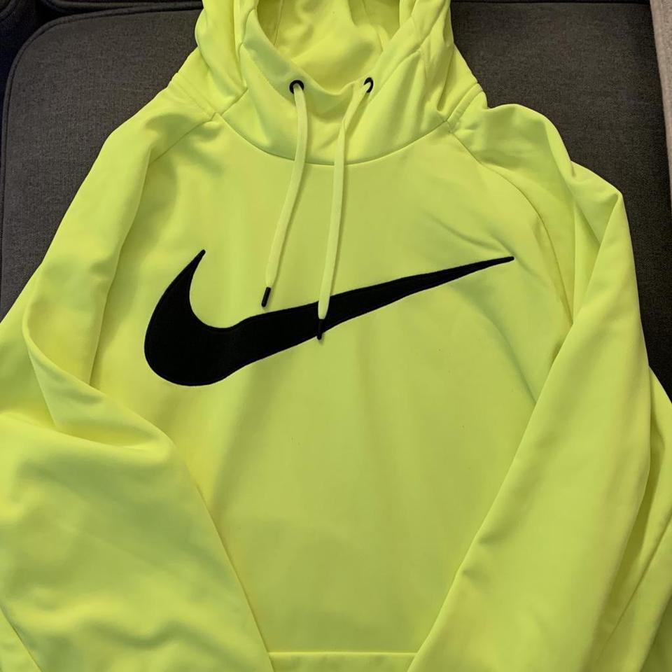 highlighter yellow nike hoodie