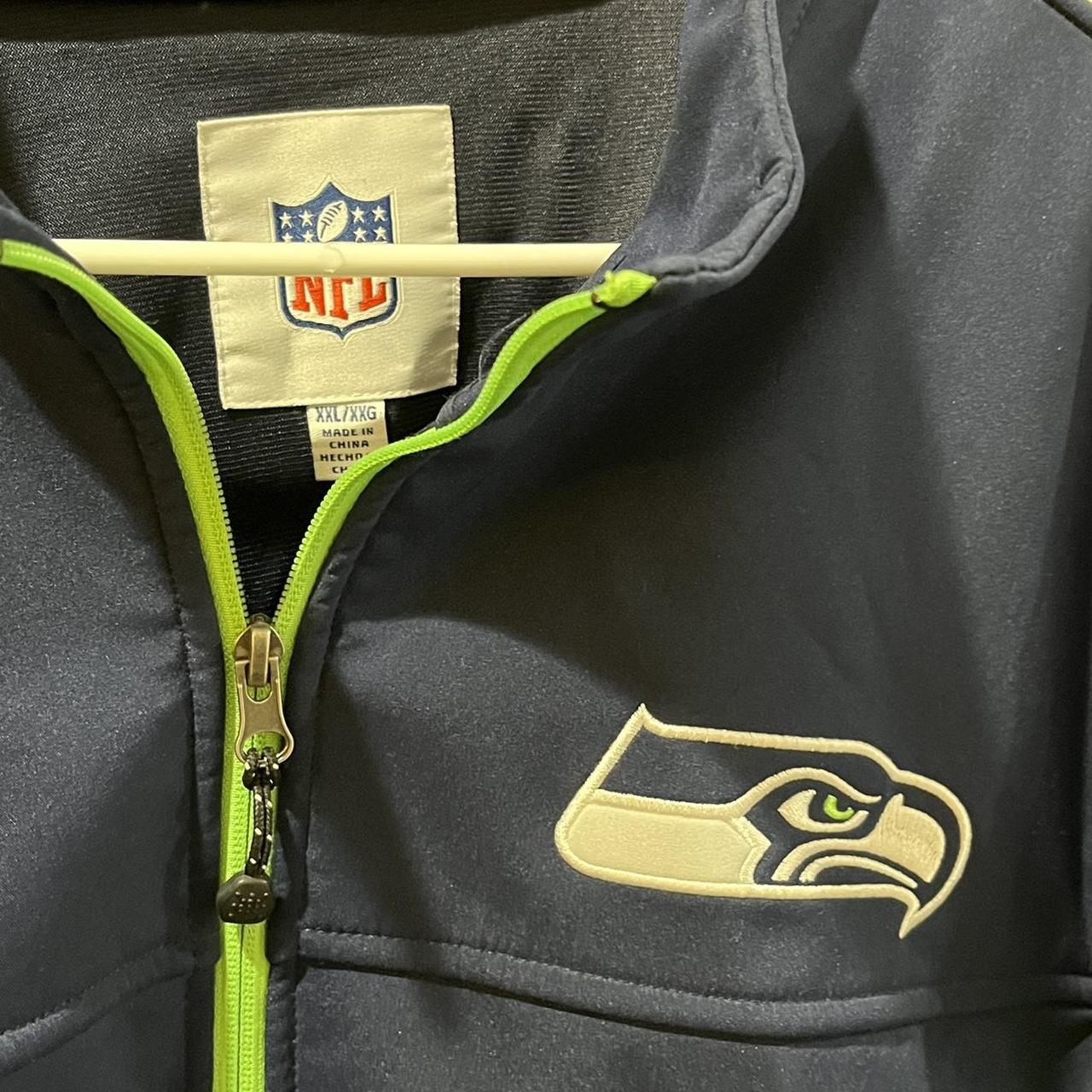 Seattle Seahawks waterproof coat mens size 2xl. Only