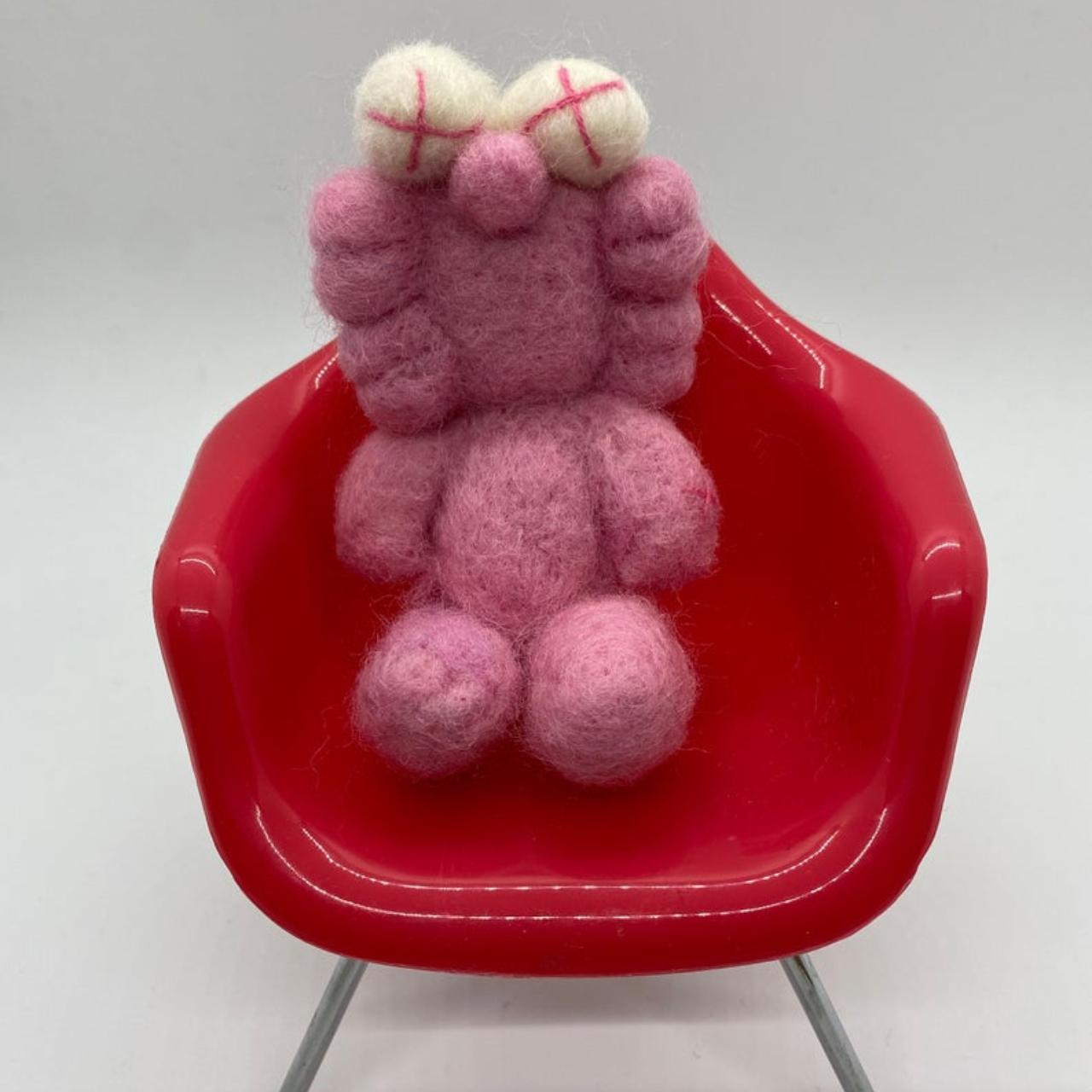 Kaws plush — (Fanmade) Plush Pink Kaws Great gift... - Depop