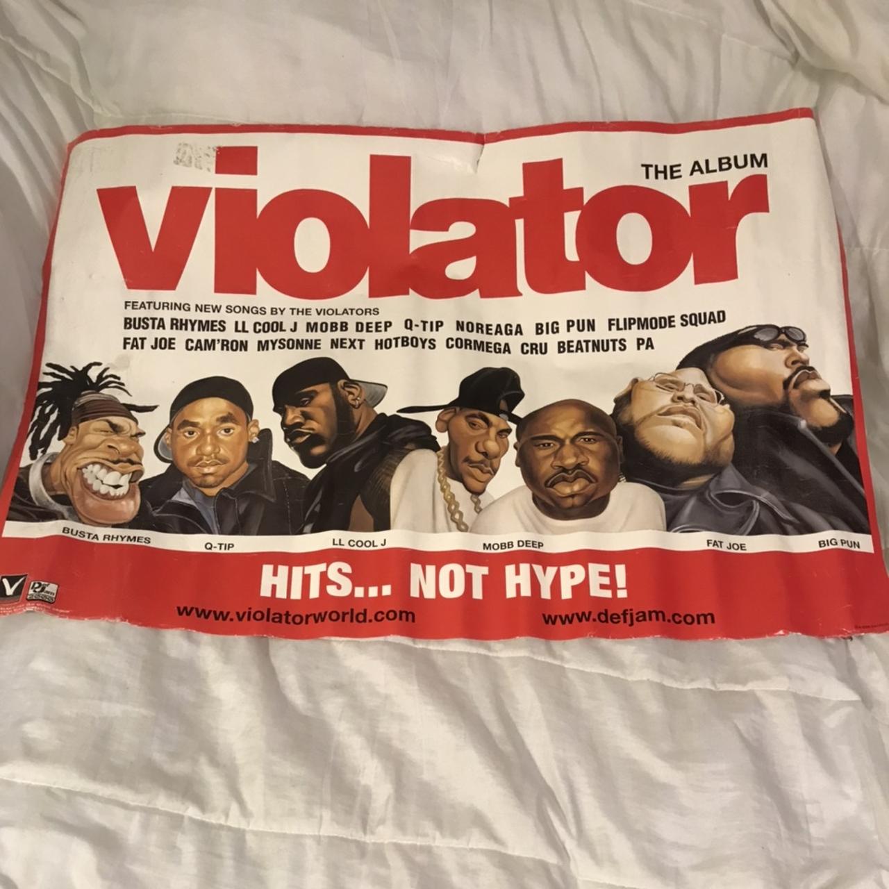 VIOLATOR ~ THE ALBUM ORIGINAL VINTAGE PROMO POSTER... - Depop