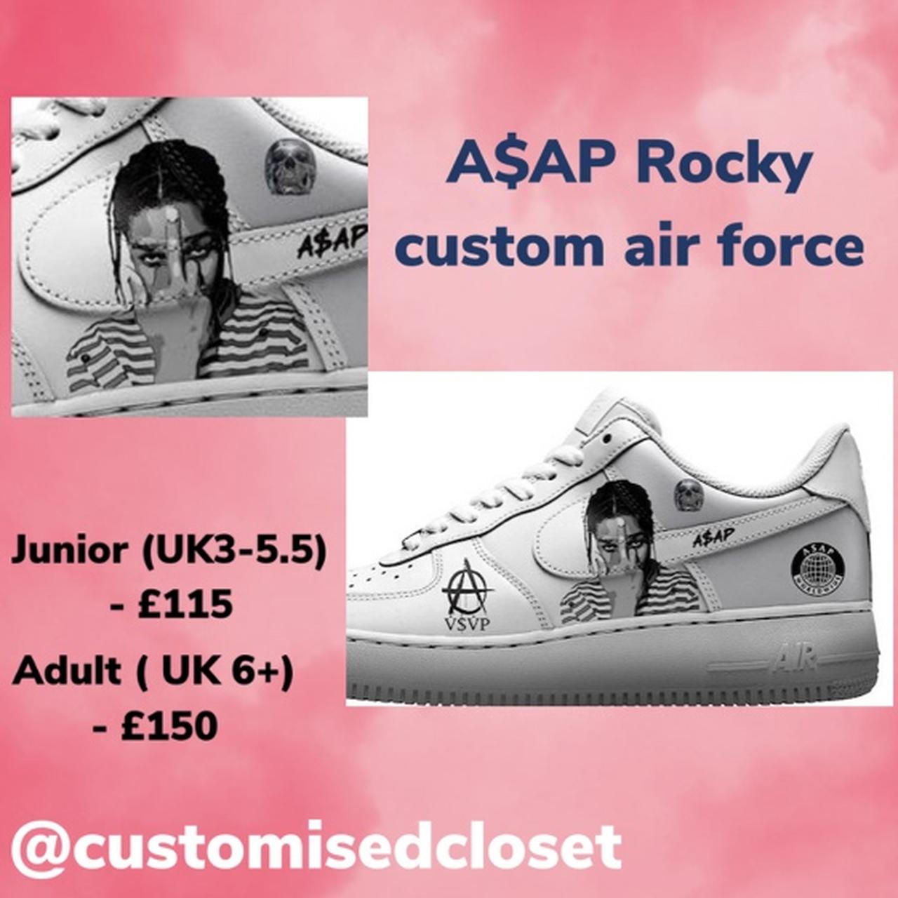 asap rocky air force 1 custom