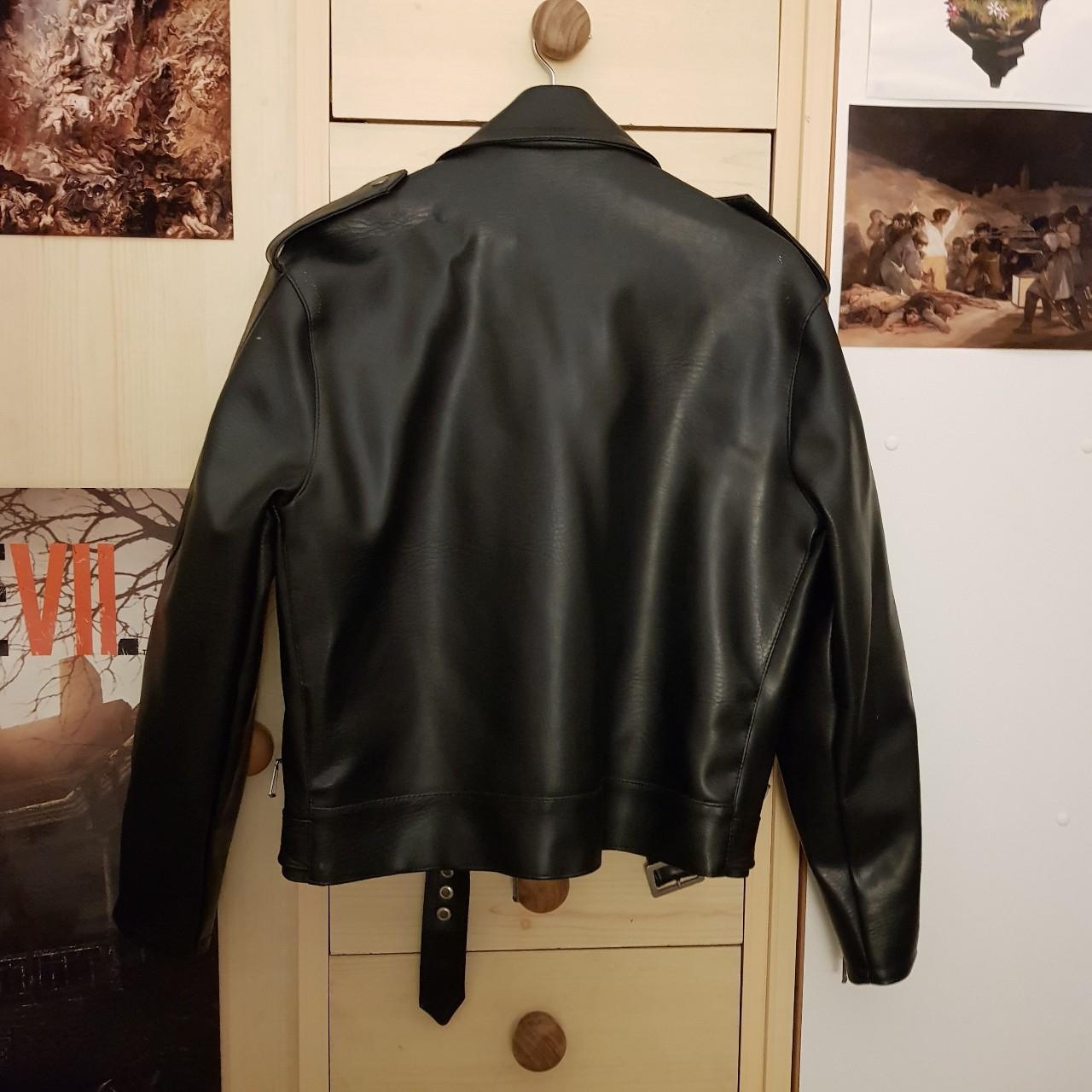 I am selling this vintage leather biker jacket. The... - Depop