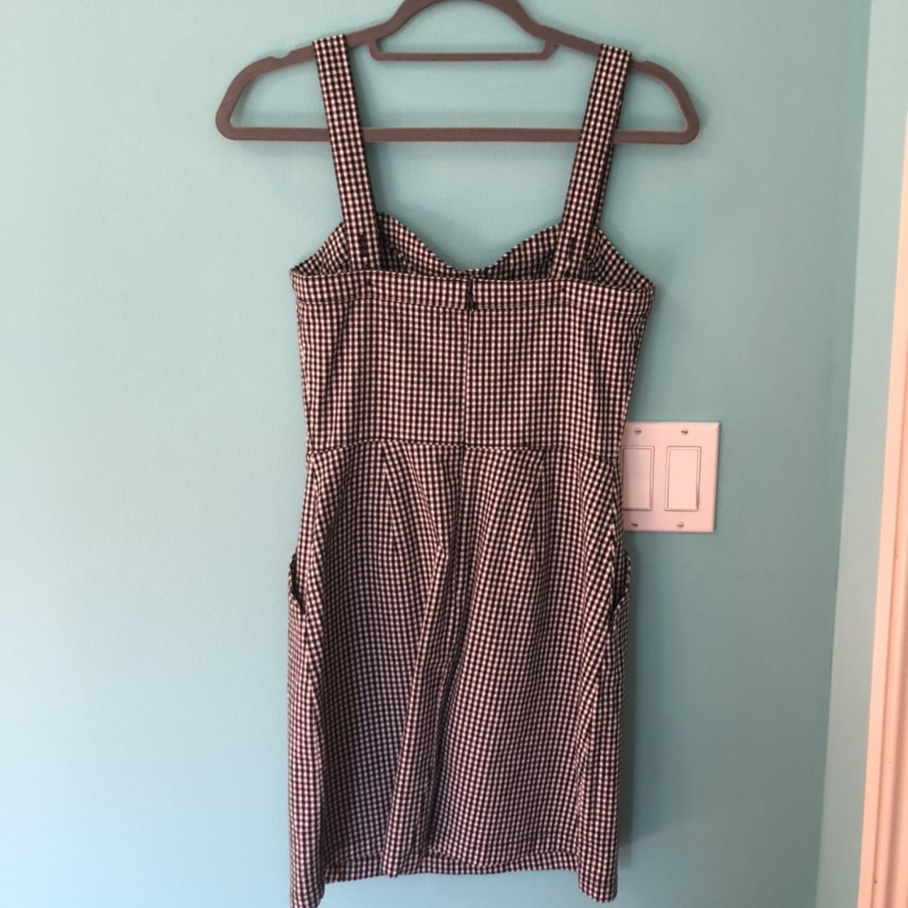 Hollister Co. Women's Black and White Dress | Depop